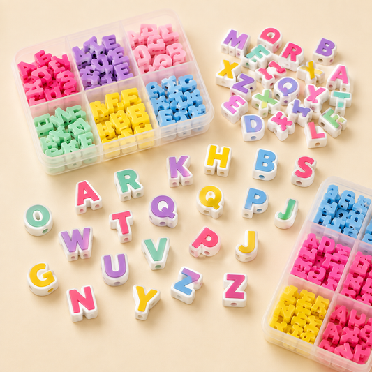 Pack 100 Letras para Charms – Mix de Letras