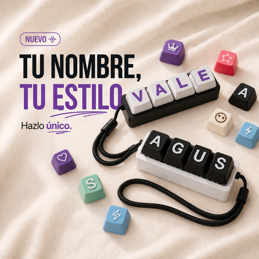 Clicker Personalizado con Nombre | 3 a 6 Teclas