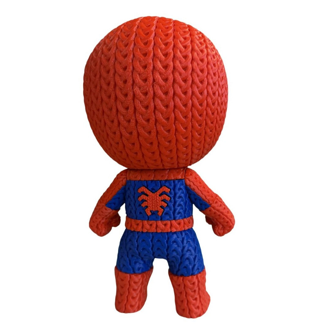 Spider Tejido – Figura Decorativa Impresa en 3D Estilo Crochet