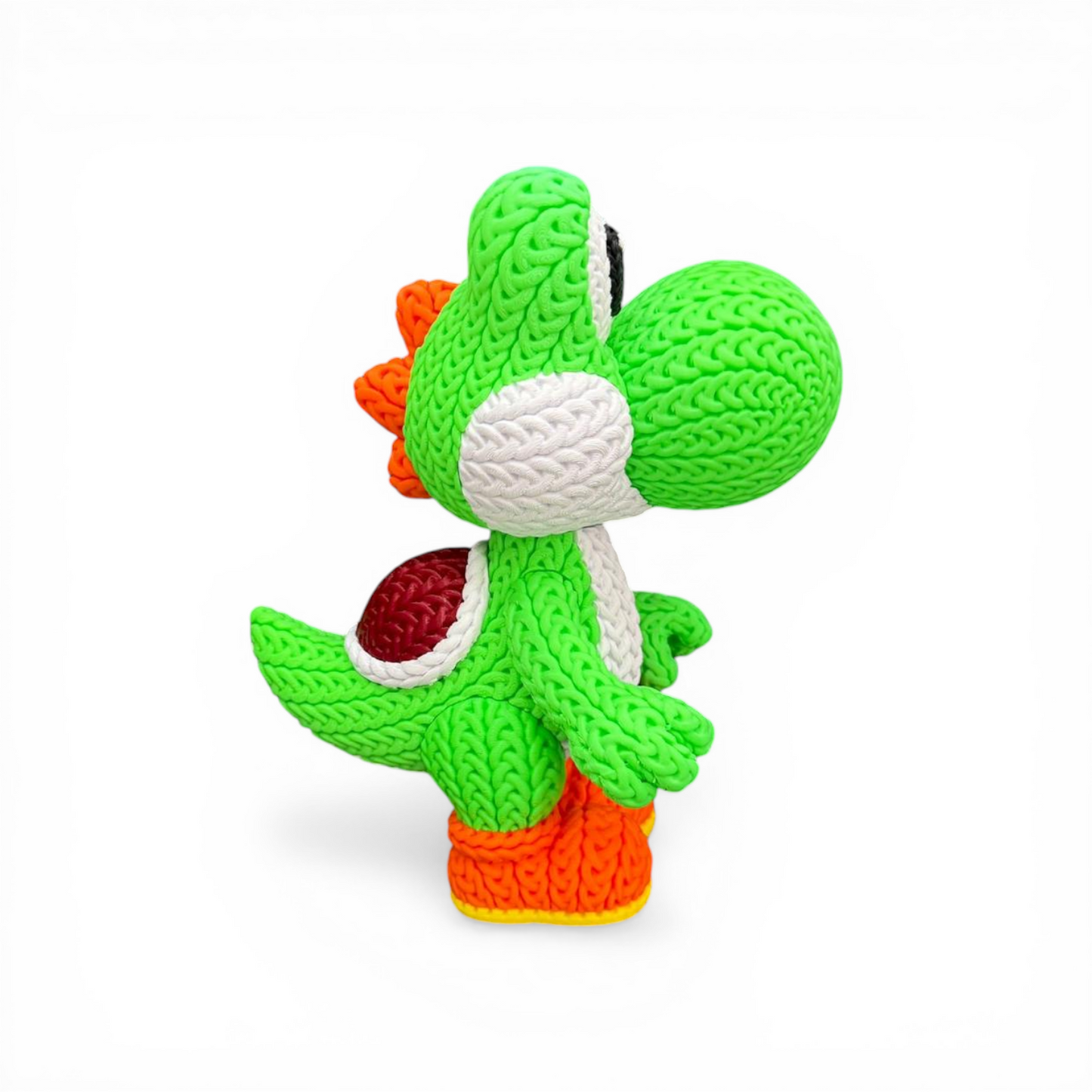 Figura Crochet Dinosaurio Verde – Estilo Tejido 3D