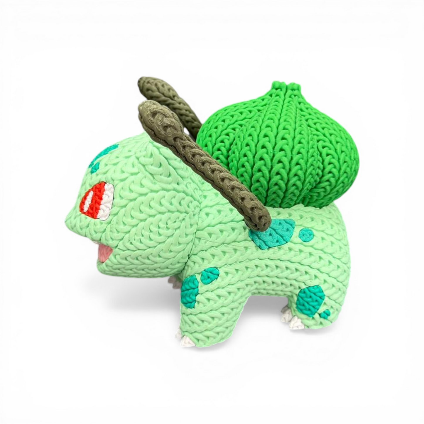 Figura Crochet Criatura Planta – Estilo Tejido 3D