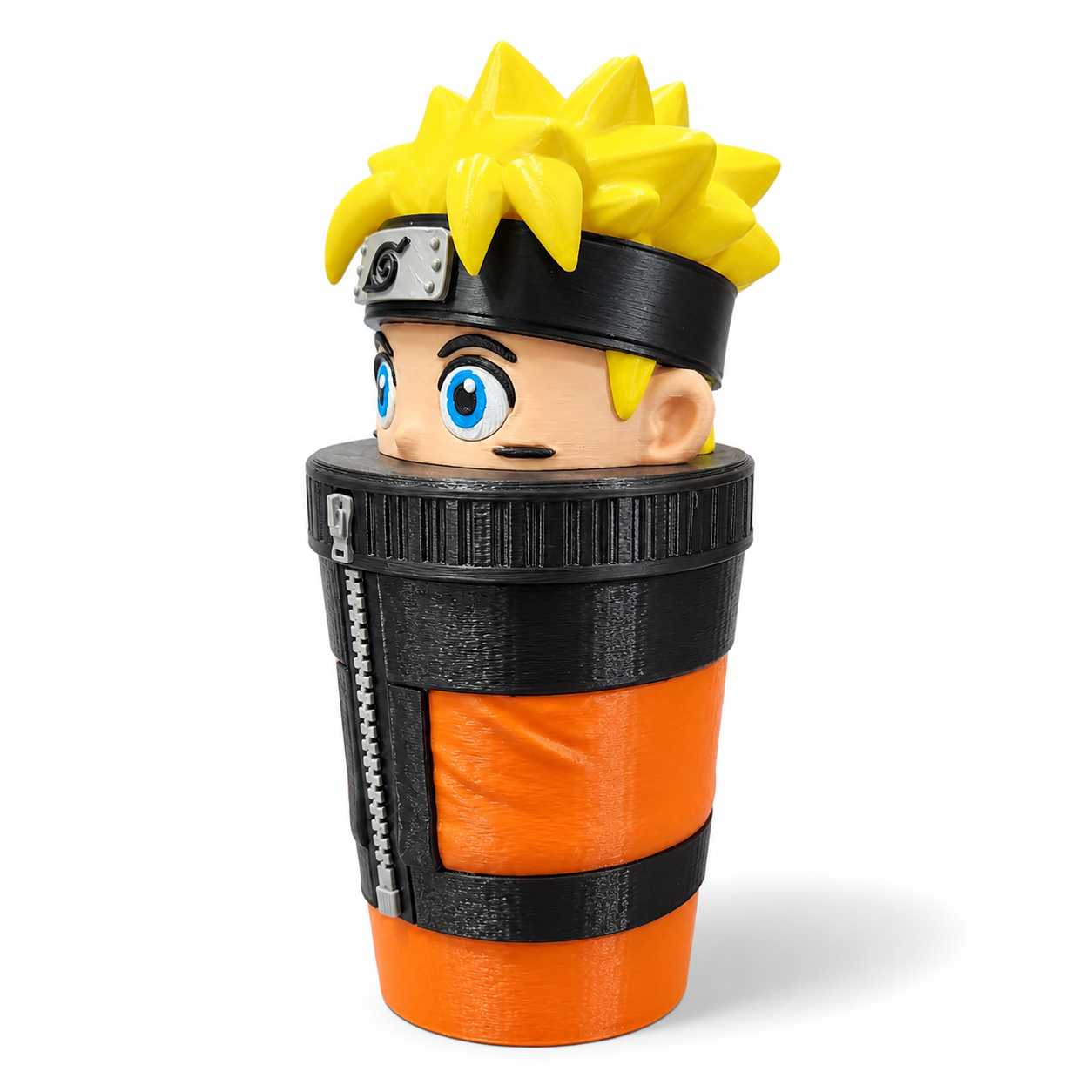 Vaso 3D inspirado en un ninja anime