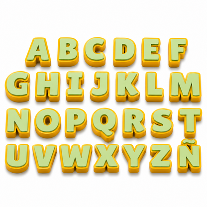 Pack 100 Letras para Charms – Mix de Letras