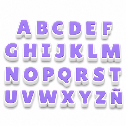 Pack 100 Letras para Charms – Mix de Letras