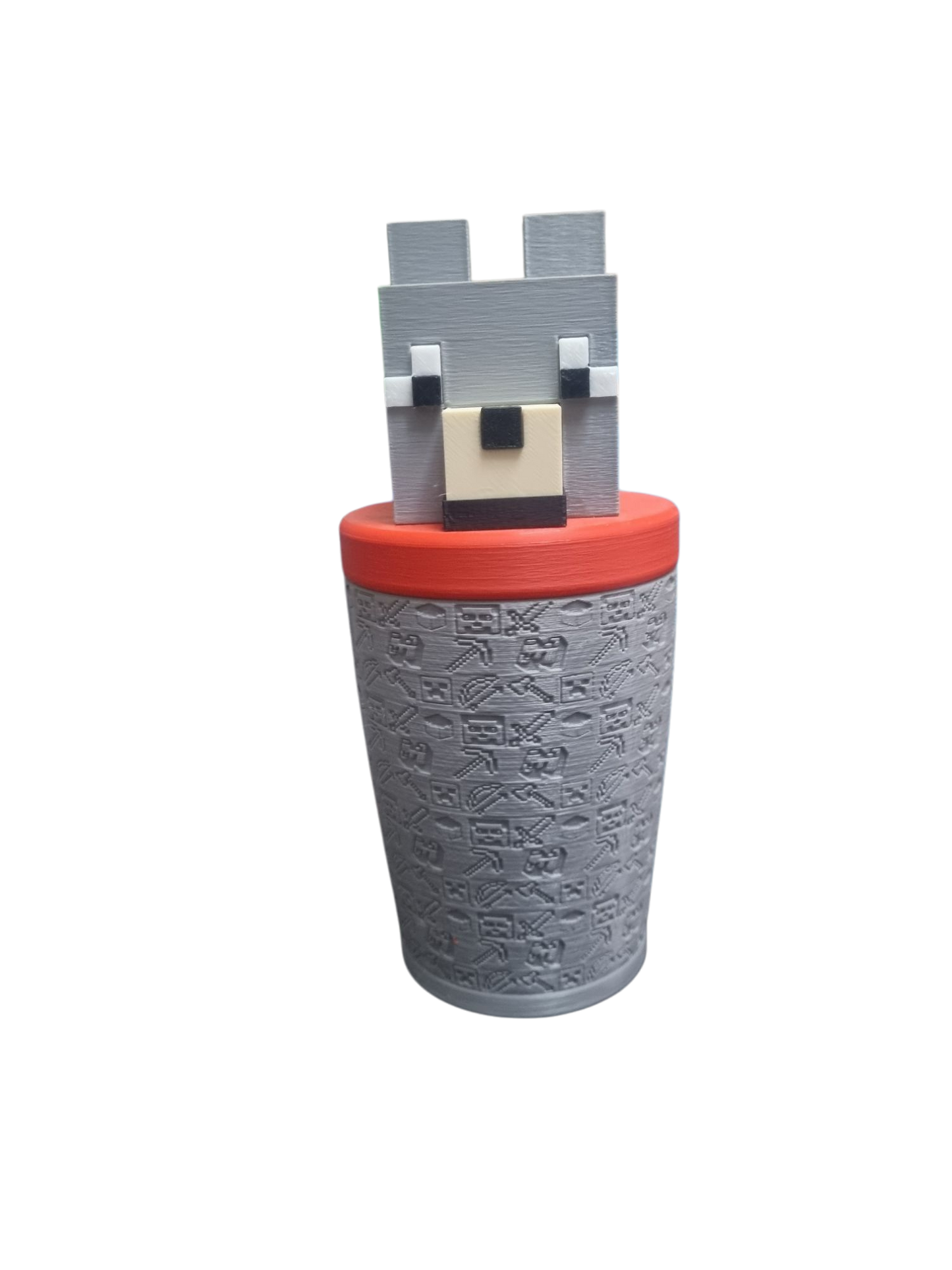 Vasos Minecraft Lobo