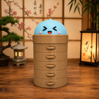 Vaso Kawaii Dumpling 300 ml con Bombilla | SM PlayLab