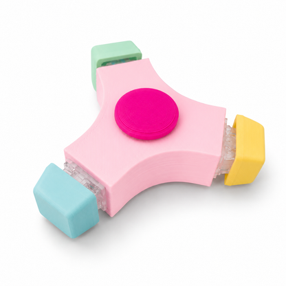 Clicker Spinner Antiestrés | Fidget Spinner 3 o 6 Teclas