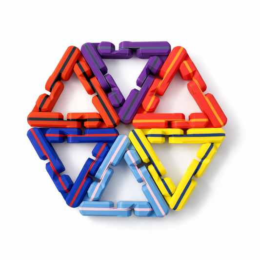 Triángulo Infinito – Fidget Antiestrés Articulado