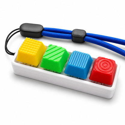 ClickPop Textured – Clicker Mecánico con Keycaps Texturizados