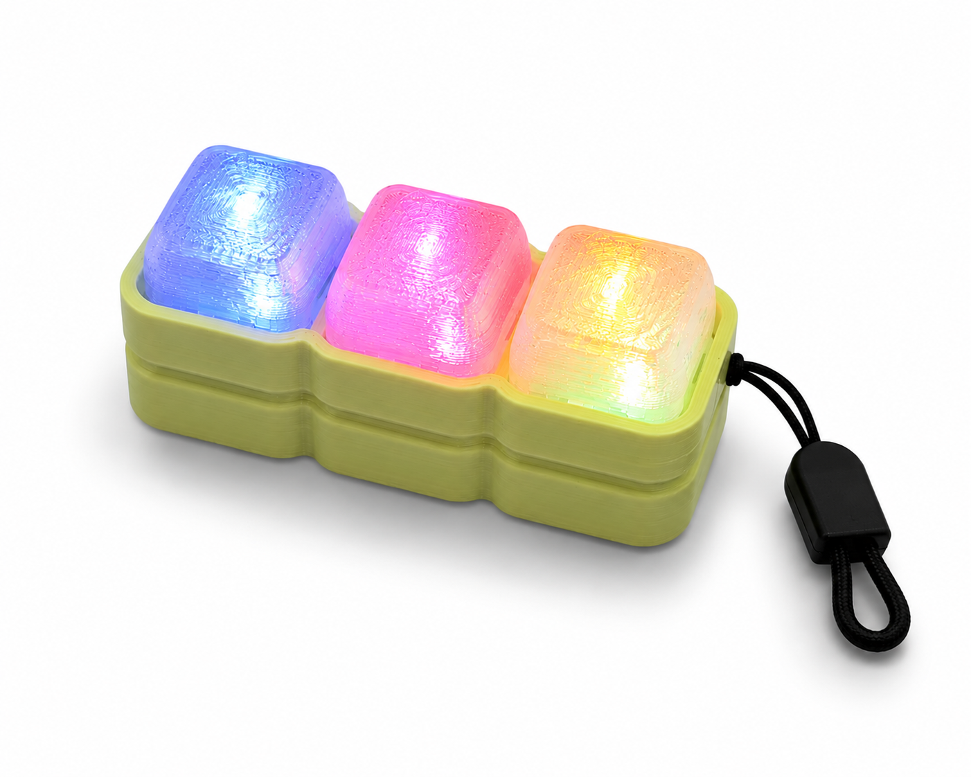 ClickPop Lightning – Clicker Mecánico con Luz LED