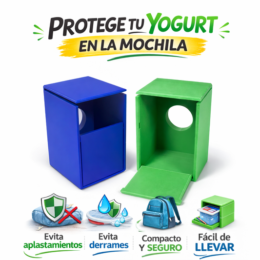 Porta Yogurt Antiderrames con Tapa