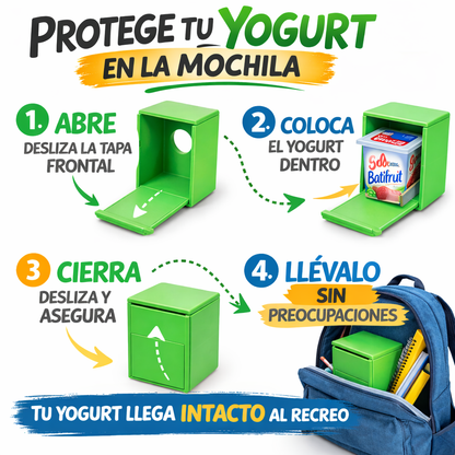 Porta Yogurt Antiderrames con Tapa