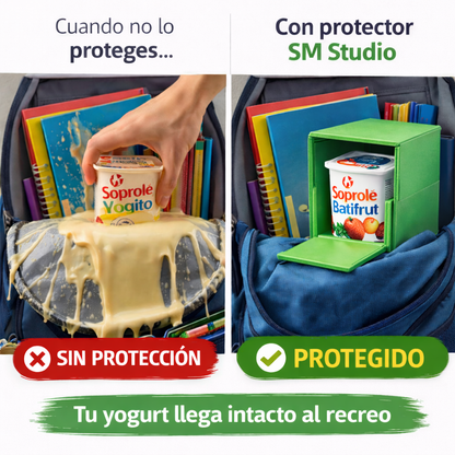 Porta Yogurt Antiderrames con Tapa