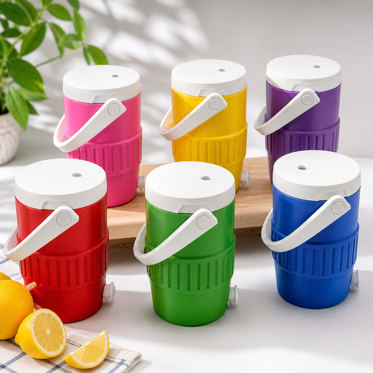 Porta Latas 350ml Tipo Cooler – Mantén tu bebida fría por más tiempo ❄️