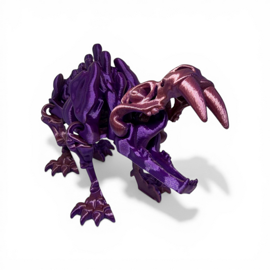 Tigre Colmillo de Sable Articulado – Figura Flexible 3D