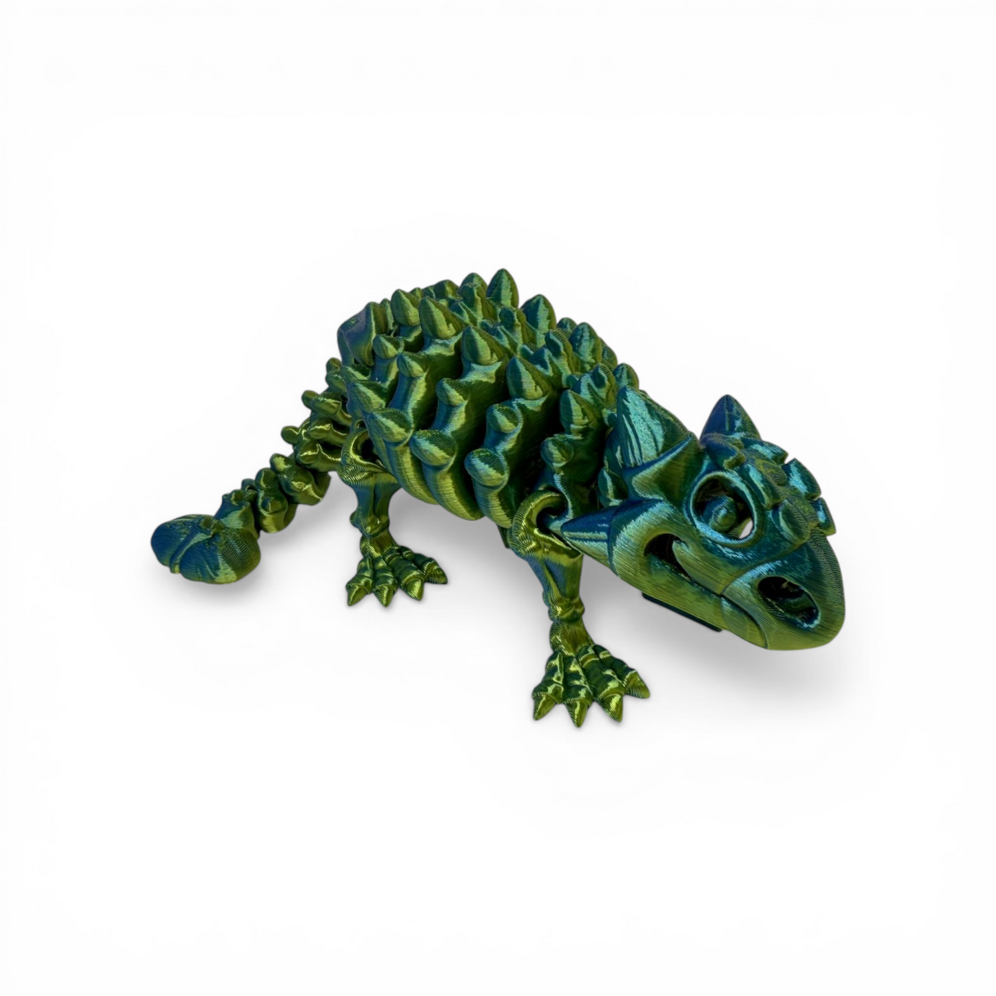 Anquilosaurio Articulado – Dinosaurio Flexible 3D