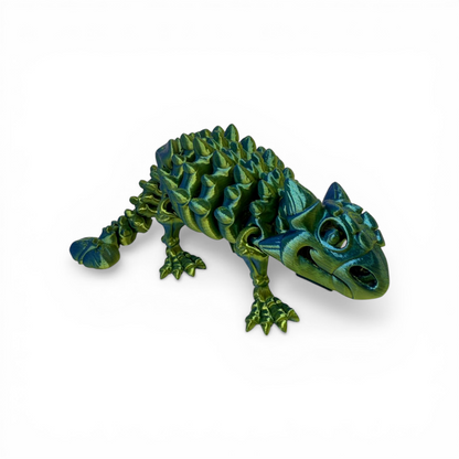 Anquilosaurio Articulado – Dinosaurio Flexible 3D