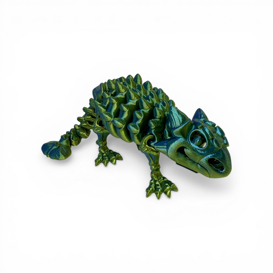 Anquilosaurio Articulado – Dinosaurio Flexible 3D