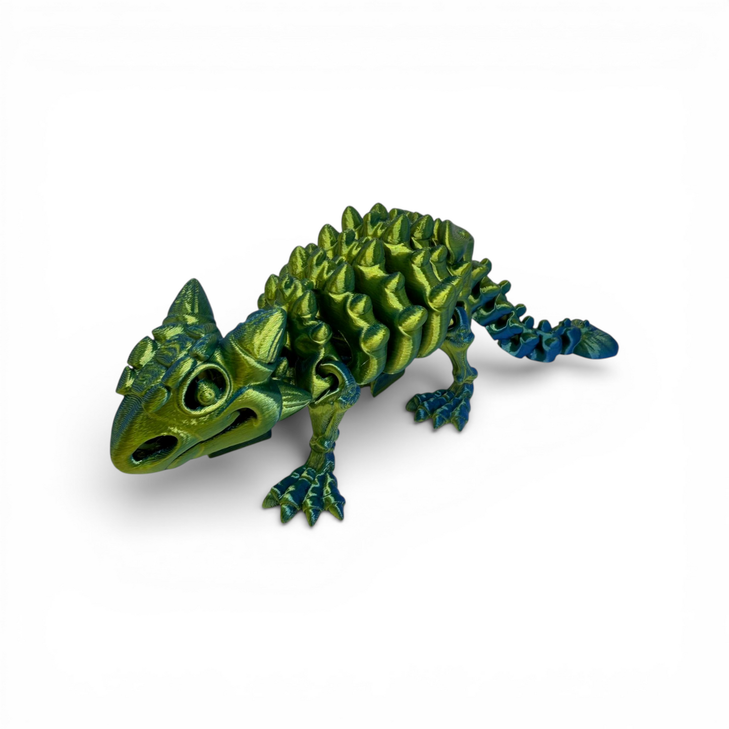 Anquilosaurio Articulado – Dinosaurio Flexible 3D