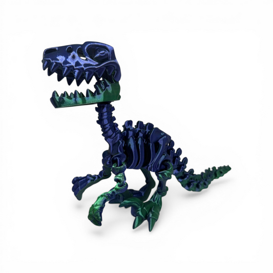Velociraptor Articulado – Figura Flexible 3D
