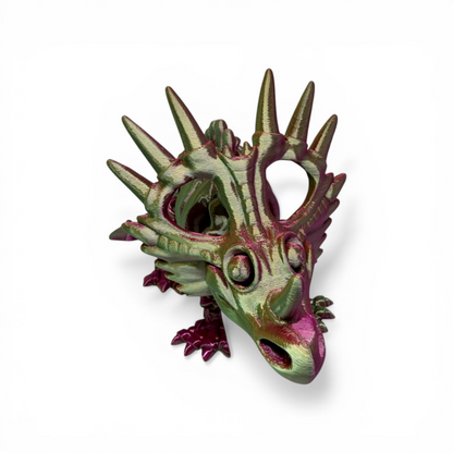 Styracosaurus Articulado – Dinosaurio Flexible 3D