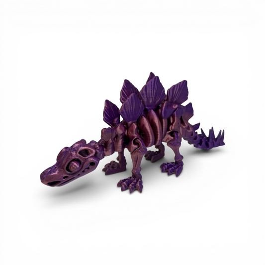 Estegosaurio Articulado – Dinosaurio Flexible 3D