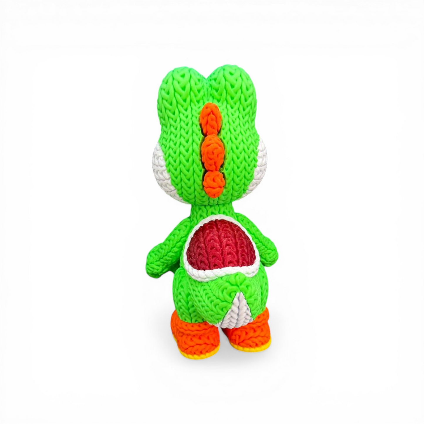 Figura Crochet Dinosaurio Verde – Estilo Tejido 3D