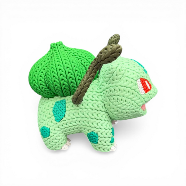 Figura Crochet Criatura Planta – Estilo Tejido 3D