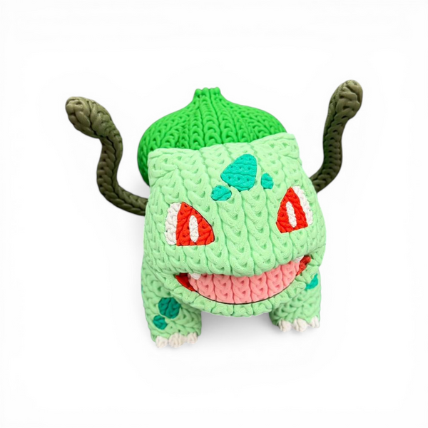 Figura Crochet Criatura Planta – Estilo Tejido 3D