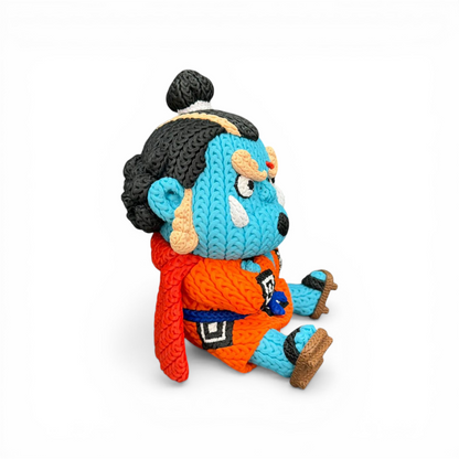 Figura Crochet Guerrero del Mar – Estilo Tejido 3D