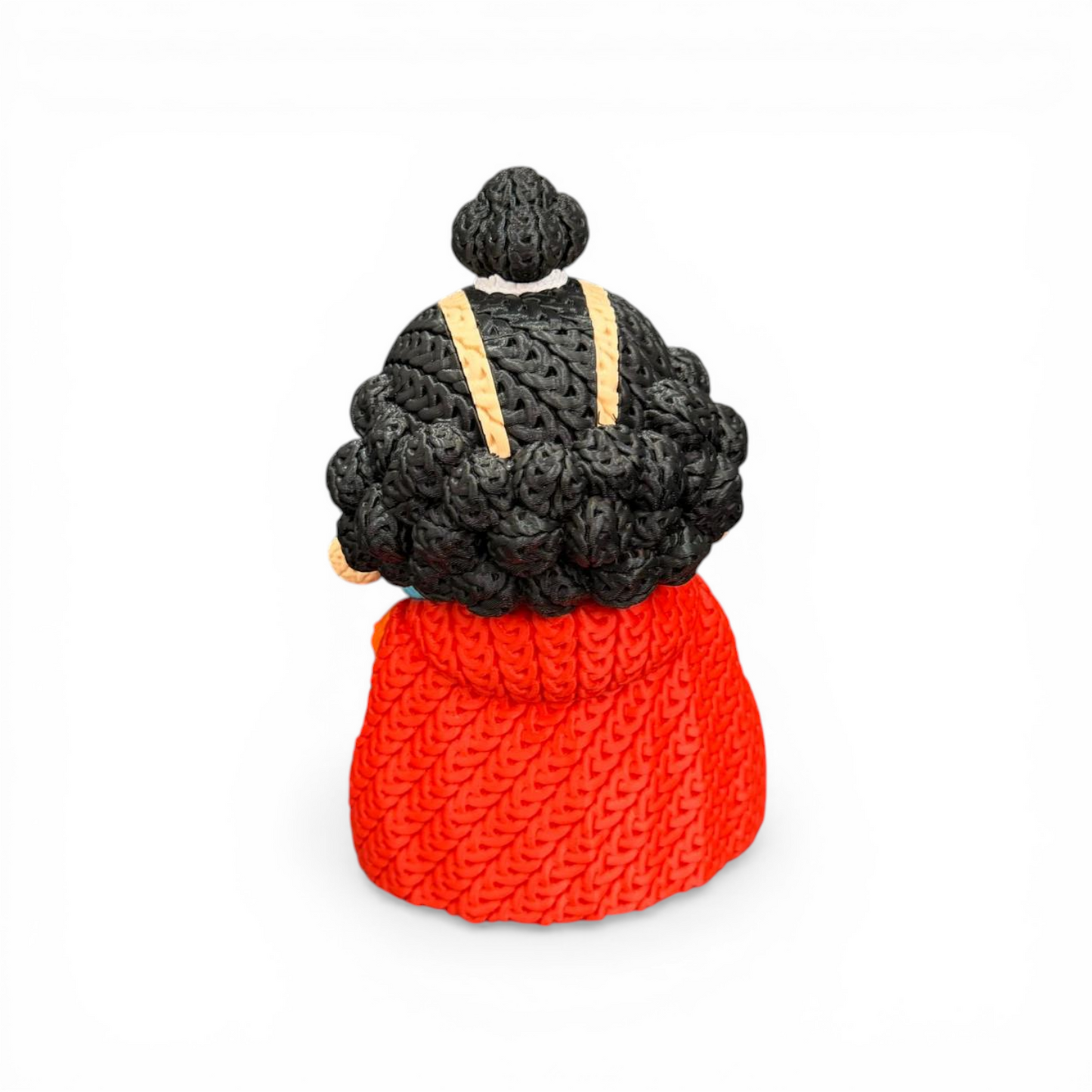 Figura Crochet Guerrero del Mar – Estilo Tejido 3D