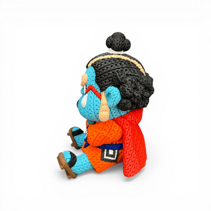 Figura Crochet Guerrero del Mar – Estilo Tejido 3D