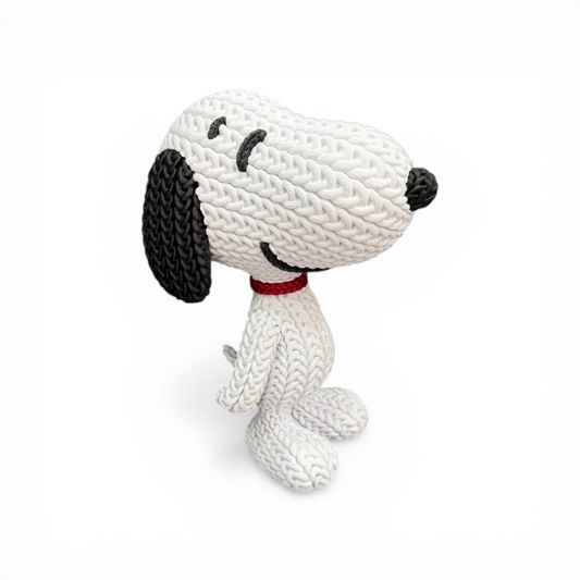 Figura Crochet Perrito Clásico – Estilo Tejido 3D