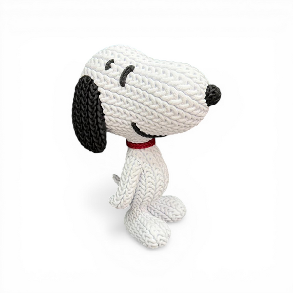 Figura Crochet Perrito Clásico – Estilo Tejido 3D
