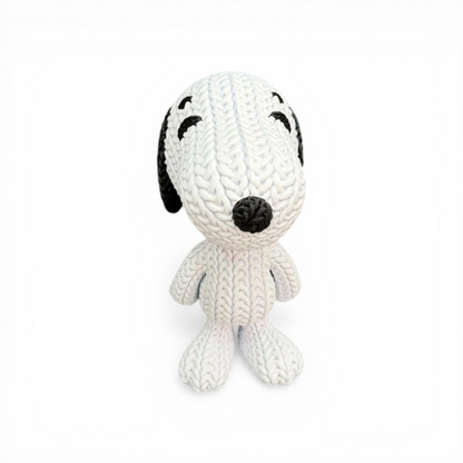 Figura Crochet Perrito Clásico – Estilo Tejido 3D