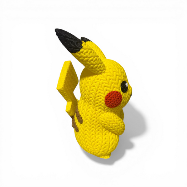 Figura Crochet Criatura Eléctrica – Estilo Tejido 3D