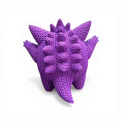 Figura Crochet Espíritu Oscuro – Estilo Tejido 3D