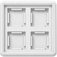 4 teclas - 2x2 blanca