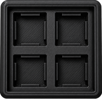 4 teclas - 2x2 negra