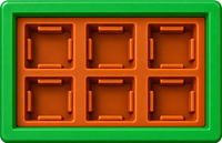 6 teclas - 3x2 minecraft