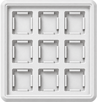 9 teclas - 3x3 blanca