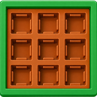 9 teclas - 3x3 minecraft