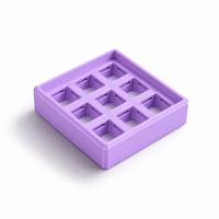 9 teclas lila Grid