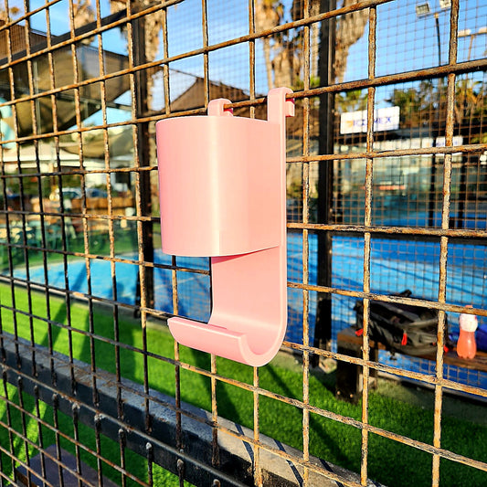 Portabotella para Malla Deportiva con Colgador de Toalla
