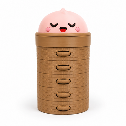Vaso Kawaii Dumpling 300 ml con Bombilla | SM PlayLab