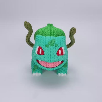 Figura Crochet Criatura Planta – Estilo Tejido 3D