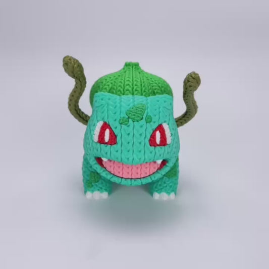 Figura Crochet Criatura Planta – Estilo Tejido 3D