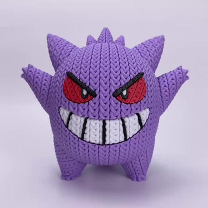 Figura Crochet Espíritu Oscuro – Estilo Tejido 3D