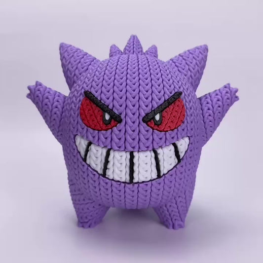 Figura Crochet Espíritu Oscuro – Estilo Tejido 3D